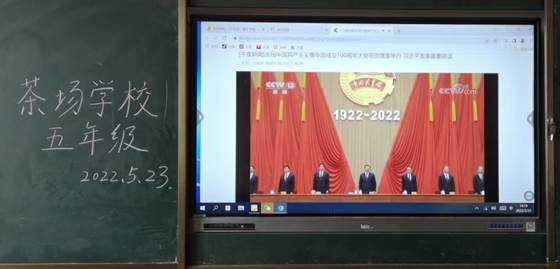 洞口縣茶場黌舍開展“喜迎二十大，爭做好隊員”主題隊運動