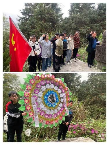 湖南新邵岱水橋黌舍開展清明祭英烈主題運動