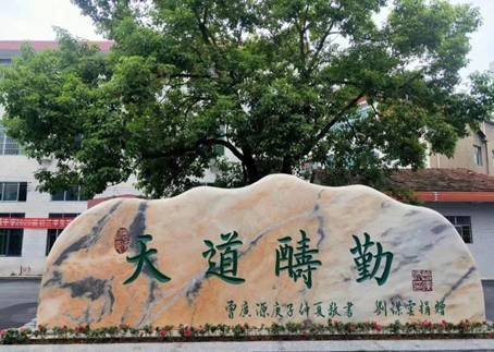 洞口縣高沙鎮(zhèn)中黌舍園文化建設再添亮麗風景