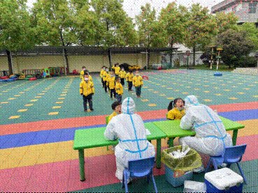 “疫”心為你，檢測(cè)護(hù)航——白倉(cāng)鎮(zhèn)中間幼兒園核酸檢測(cè)紀(jì)實(shí)