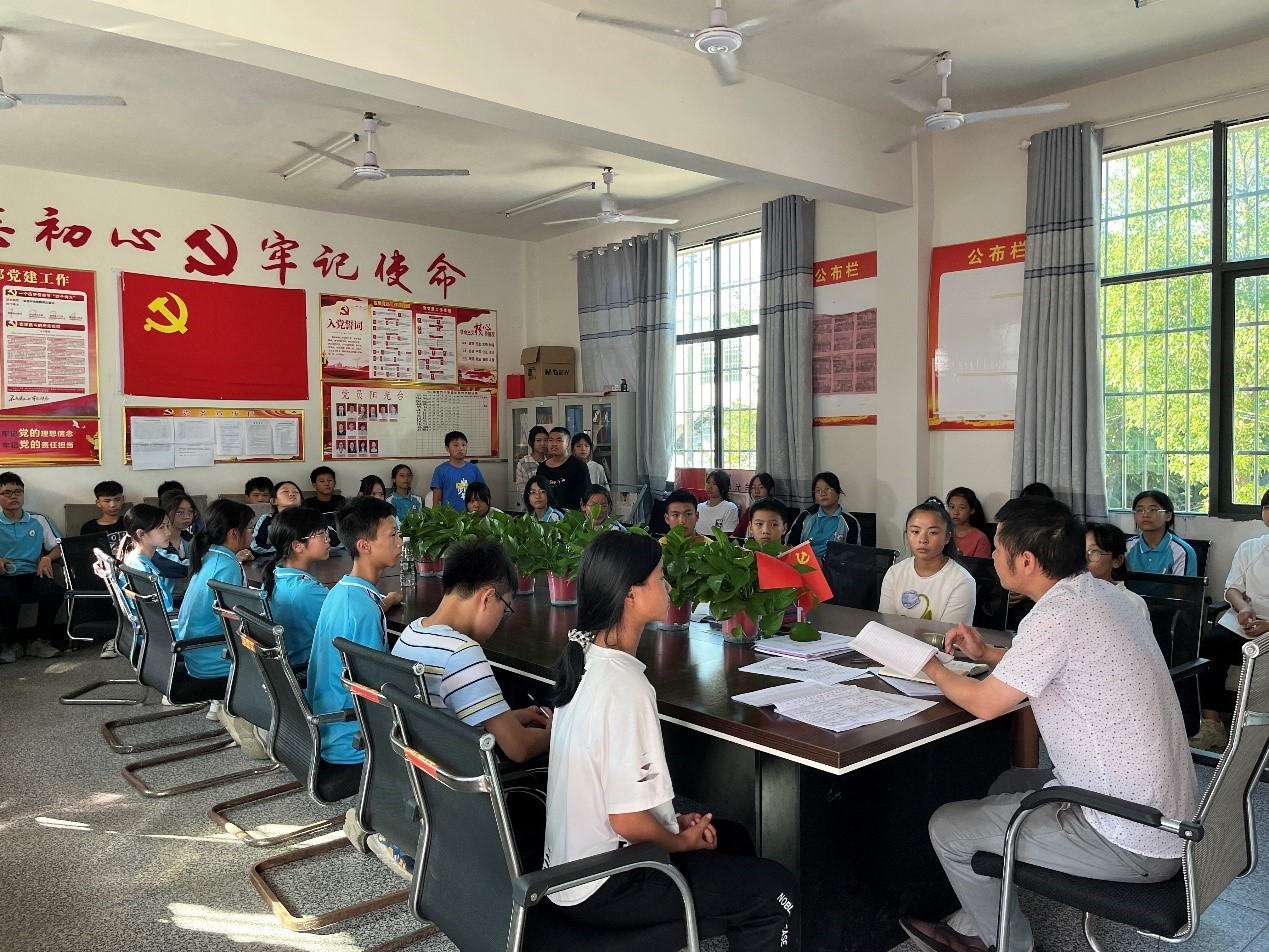 洞口管竹中學開展2022年秋季學生會干部交流會