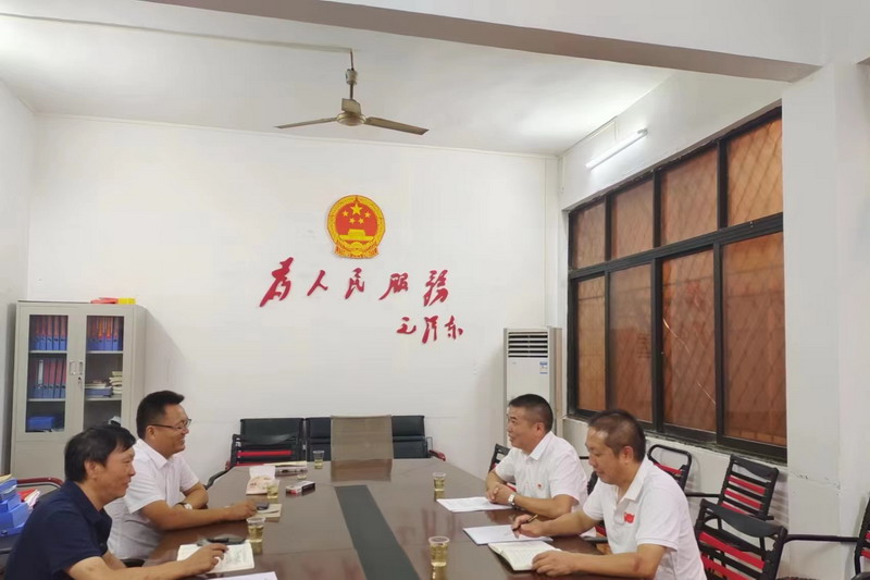 學(xué)校定點幫扶，助力鄉(xiāng)村振興——洞口四中校長李玉群一行深入駐村幫扶點走訪調(diào)研