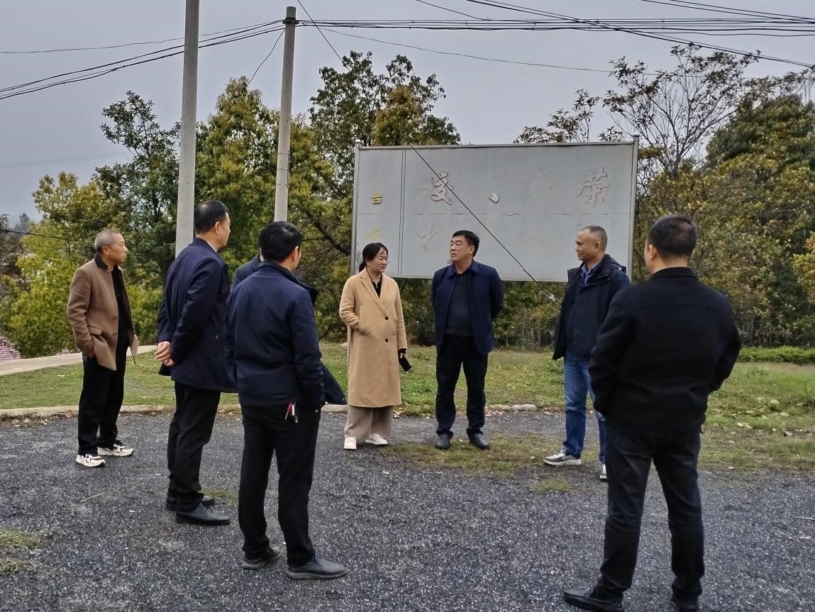 市、縣兩級領(lǐng)導(dǎo)現(xiàn)場調(diào)研七里山園藝場學(xué)校發(fā)展工作