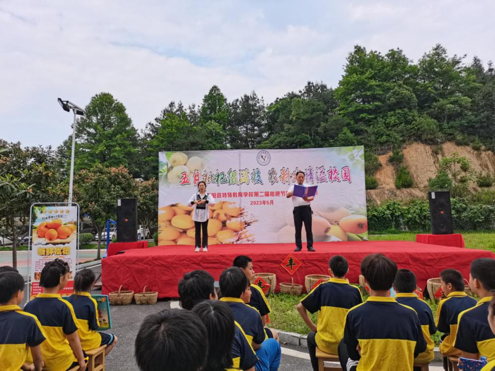 五月枇杷綴滿枝，農耕歡情溢校園