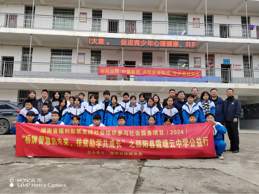 橋牌智慧啟未來(lái)，扶貧助學(xué)共成長(zhǎng)