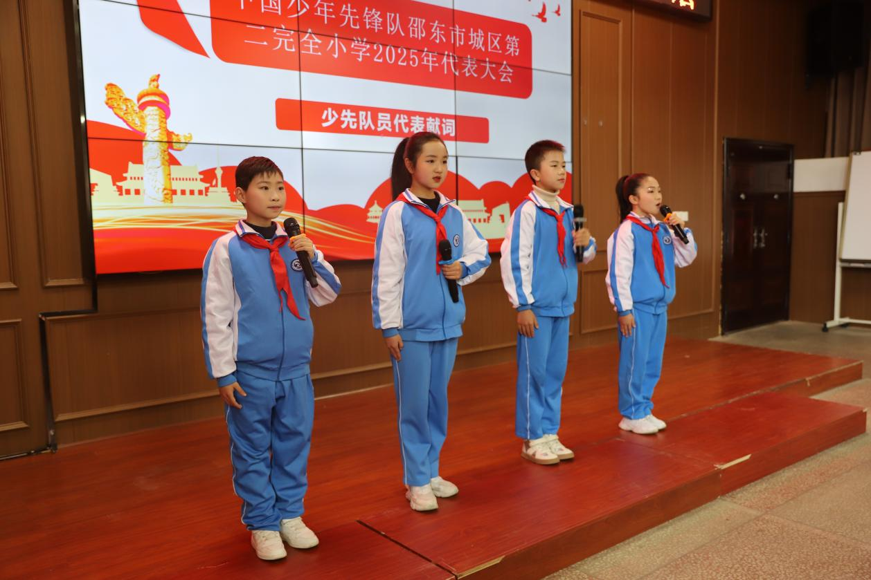 城區(qū)二小舉行中國少年先鋒隊2025學(xué)年代表大會