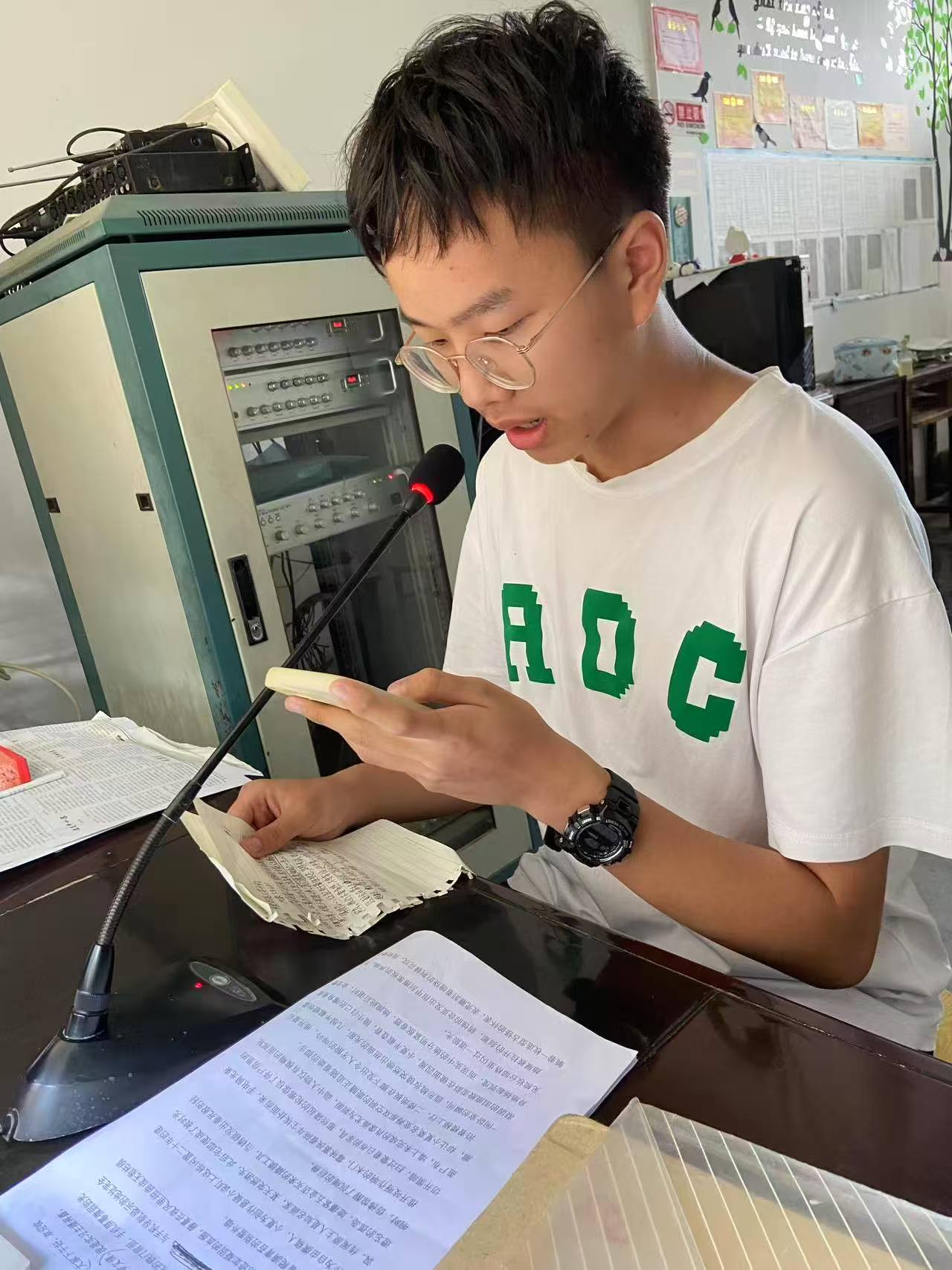 青春聲援，決勝高考 校團委廣播助力高三學子從容沖刺